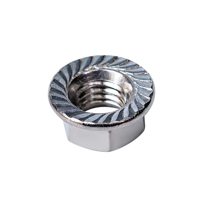 Porcas de flange hexagonal SS304 DIN6923 M8